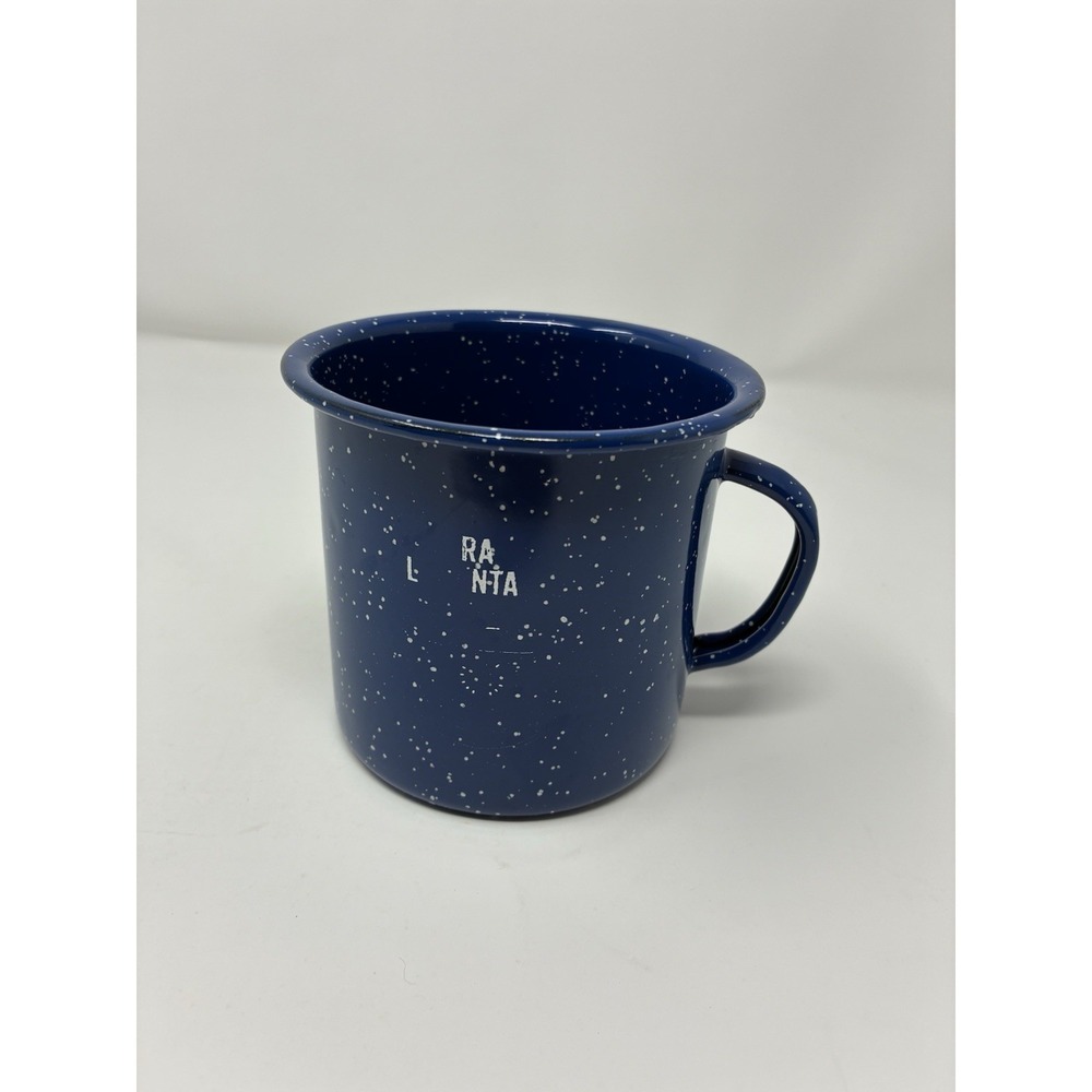 Outdoors Enamelware Mug Bundle Blue Speckle & Chicken Hen Farmhouse Mugs‎ - Picture 7 of 9